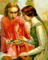 Millais, Sir John Everett - Lorenzo and Isabella(the detail)